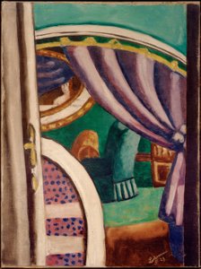 Interior Violet (The Green Chair)