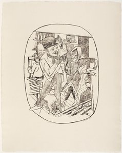 Tavern by Max Beckmann