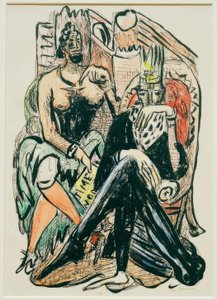 King and Demagogue by Max Beckmann