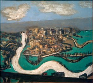 Landscape near Saint-Germain by Max Beckmann