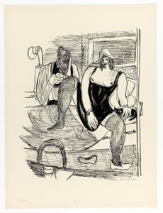 Morning, plate 11 from Day and Dream by Max Beckmann