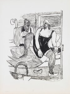 Morning, plate 11 from the portfolio “Day and Dream” by Max Beckmann