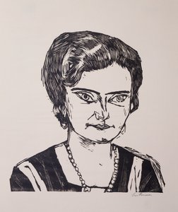 Portrait of Frau HM by Max Beckmann
