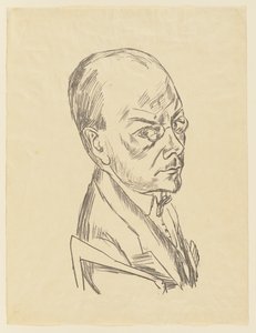 Portrait of Georg Swarzenski by Max Beckmann