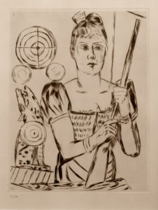 Shooting Gallery by Max Beckmann
