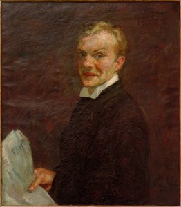 Self-Portrait (Laughing) by Max Beckmann