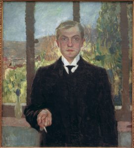 Self-Portrait Florence by Max Beckmann