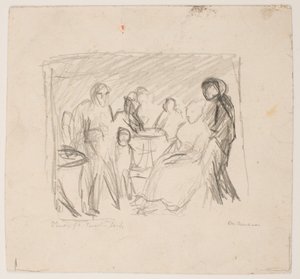 Sketch for Zech Family by Max Beckmann