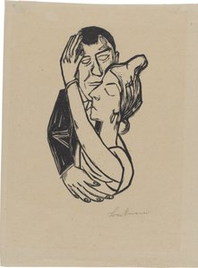 Dancing (Plate 2 from: Second Ganymede Portfolio) by Max Beckmann