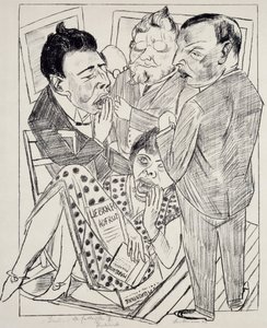 The Disappointed II by Max Beckmann by Max Beckmann
