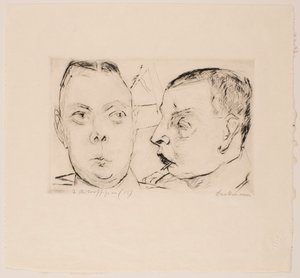 Two Auto Officers, Plate 15 from the Portfolio 