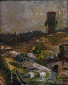 Water Tower in Hermsdorf by Max Beckmann