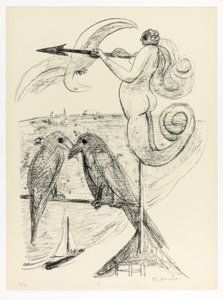 Weather-Vane, plate two from Day and Dream by Max Beckmann