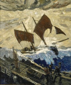 An Incident on the English Channel by Max Bohm
