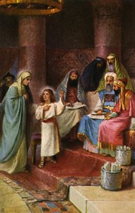 Hannah Taking Samuel to Eli at the Temple