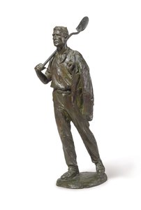 Laborer with Shovel and Coat