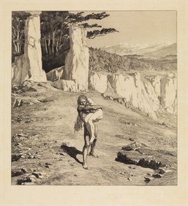Adam (Eve and the Future, Opus III, Plate 5) by Max Klinger