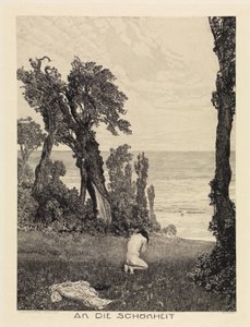 To Beauty (From Death, Second Part, Opus XI, Sheet 12) by Max Klinger