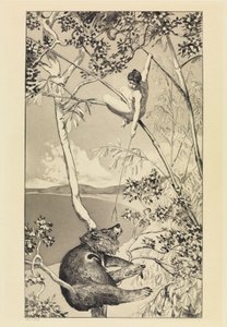 Bear and Elf (Intermezzi, Opus IV, Sheet 1) by Max Klinger