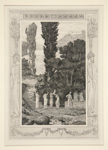 Classical Figures (Psyche Wandering) by Max Klinger