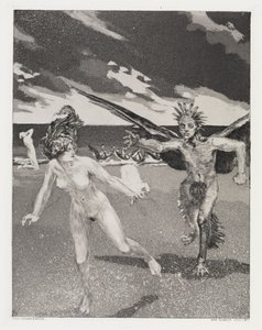 The Swan Prince (Zelt, Opus XIV, Part 1, No. 7) by Max Klinger