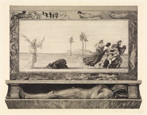 Death as Savior (From Death, First Part, Opus XI, Plate 10) by Max Klinger