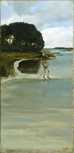 The Peeing Death by Max Klinger