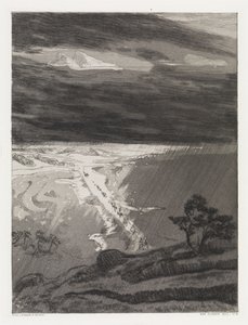 Through Swamps (Tent, Opus XIV, Part 1, No. 18) by Max Klinger