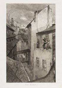 A Mother I (Dramas, Opus IX, Sheet 3) by Max Klinger