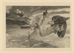 The Abduction of Prometheus (from: Opus XII. Brahms Fantasy) by Max Klinger