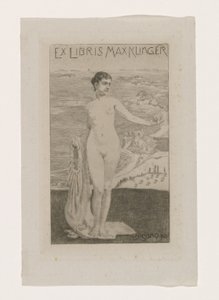 Ex Libris of Max Klinger by Max Klinger