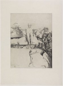 Integer vitae (single sheet from: On Death, Part Two, Opus XI, Sheet 1) by Max Klinger