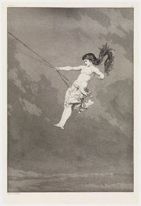 Intermezzo (First Intermezzo) (Rescues of Ovidian Victims, Opus II, Plate 6) by Max Klinger