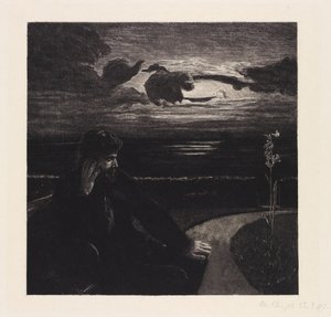 Night (On Death, First Part, Opus XI, Plate 1) by Max Klinger