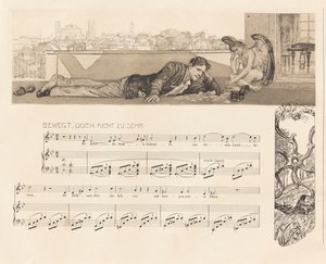 Opus XII, Brahms Phantasy, 1894 by Max Klinger