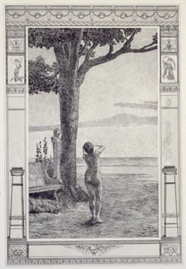 Psyche Abandoned, Plate 22 from the Series “Cupid and Psyche: Opus V” by Max Klinger