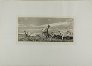 Pursued Centaur (plate three from Intermezzos)