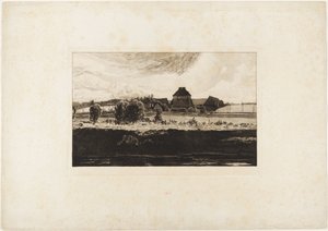 Summer Afternoon (Four Landscapes, Opus VII, Plate 4) by Max Klinger