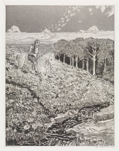 Dream Path (Zelt, Opus XIV, Part 2, No. 35) by Max Klinger