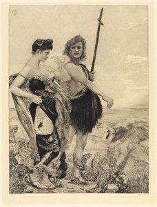 Temptation (From Death, Second Part, Opus XI, Sheet 10) by Max Klinger