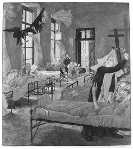 Of Death II - Plate 5: The Plague by Max Klinger