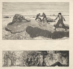 From Death I, (Opus II, 1889) No. 2 by Max Klinger