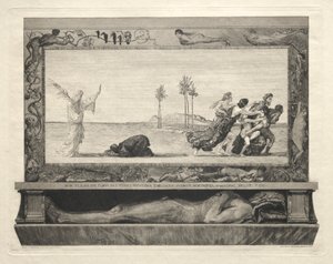 Vom Tode I, Opus II, 1889 No. 10 by Max Klinger