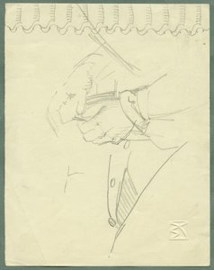 Study of Hands by Max Kurzweil