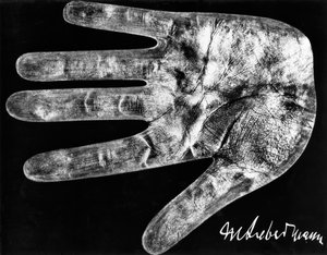 Handprint of Max Liebermann by Max Liebermann