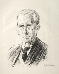 Portrait of Arno Holz by Max Liebermann