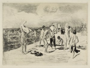 Bathing Boys by Max Liebermann