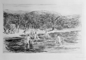Bathing Boys by Max Liebermann