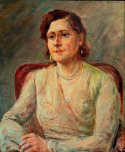 Portrait of Lydia Petrowa by Max Liebermann