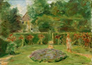 The Rondel in the Hedge Garden by Max Liebermann